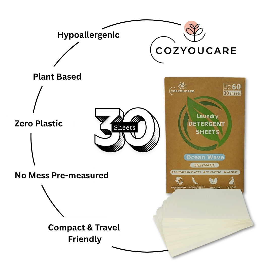 CozYouCare Laundry Detergent Sheets
