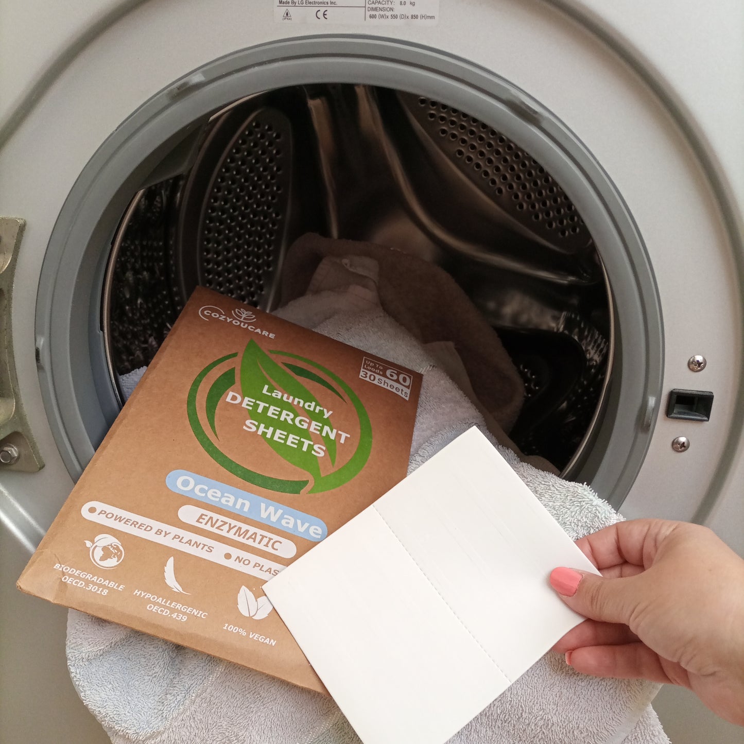 CozYouCare Laundry Detergent Sheets